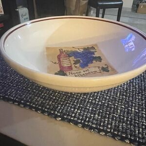 Large Pasta Italian Bowl